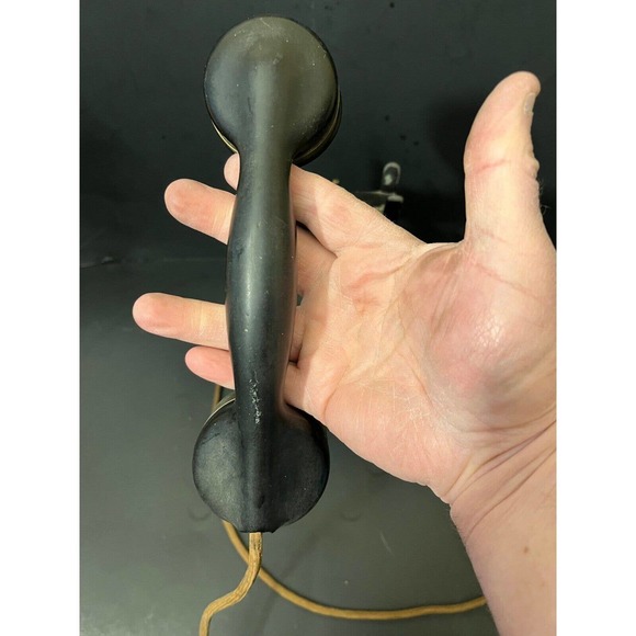 Antique Automatic Electric Co. AE8 Magneto Monophone Hand Crank Telephone - Picture 9 of 11